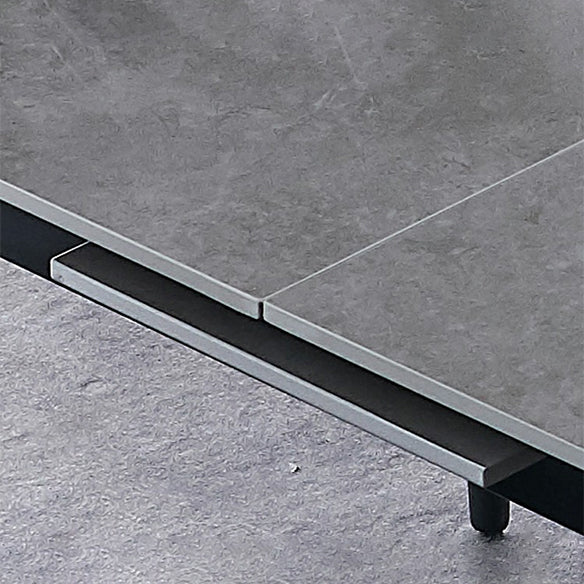 Kitchen Modern Sintered Stone Top Dinette Set with Removable Leaf Dining Room Furniture