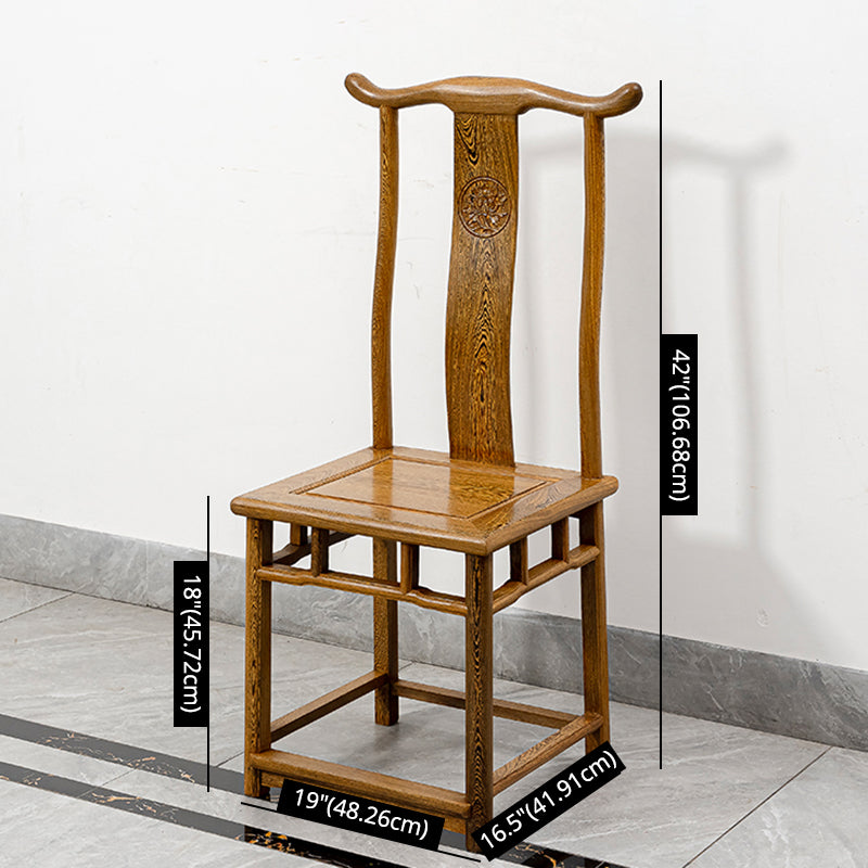 Traditional Style Solid Wood Dining Set with Rectangle Shape Table and 4 Legs Base