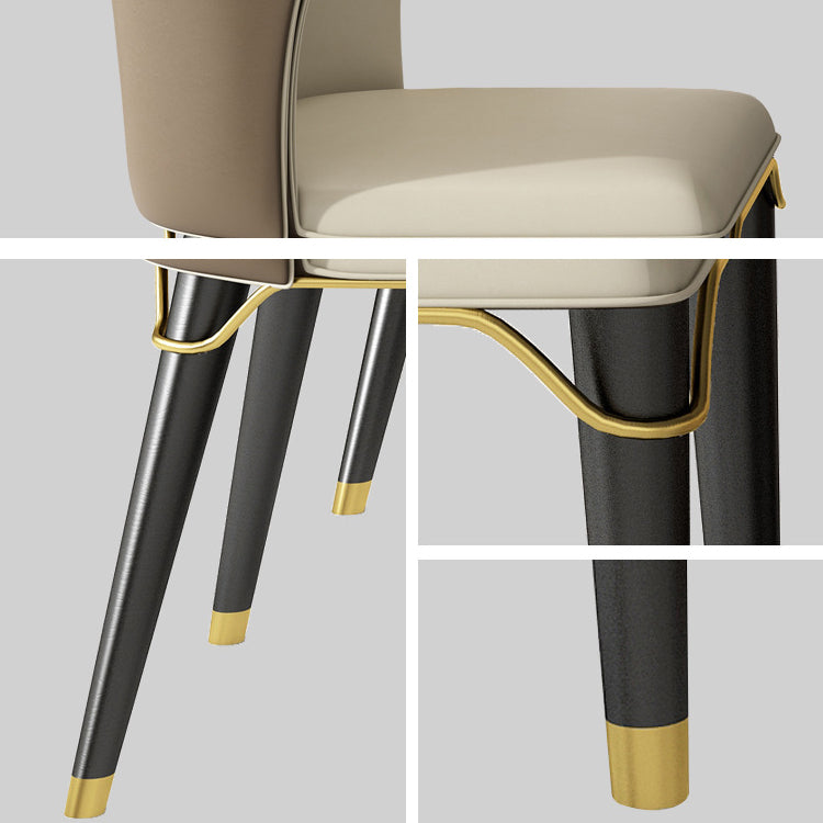 Dining Room Set Contemporary Sintered Stone Dining Table Rectangular Dining Table with Metal Base