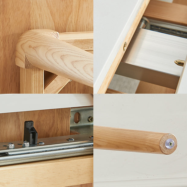 Minimalist Rectangle Shape White Dining Set Sintered Stone Standard Dining Set for Kitchen