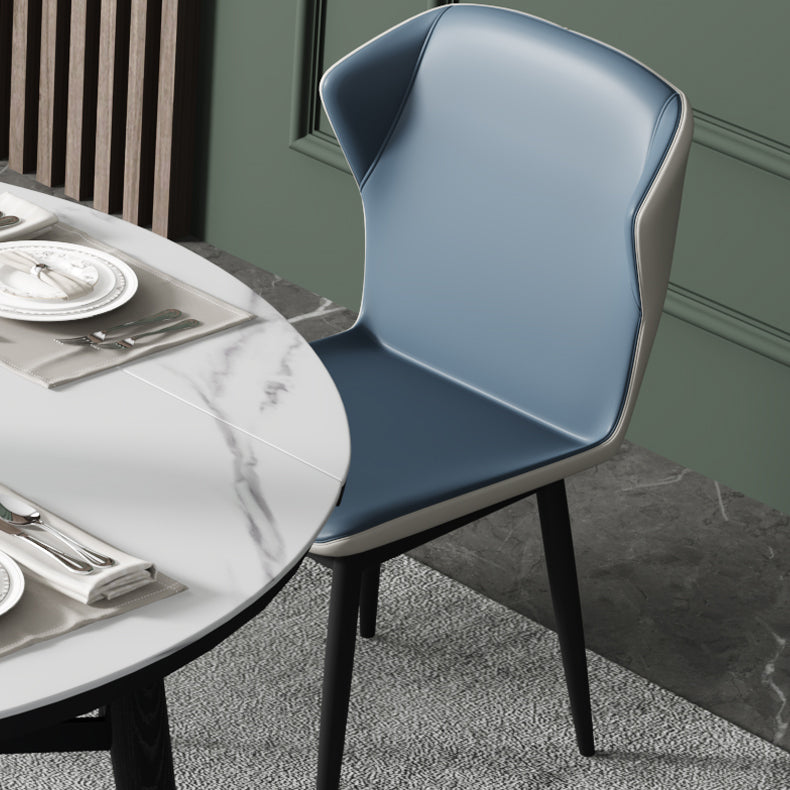 Kitchen Modern Sintered Stone Dining Table of Traditional Height with Collapsible Dining Room Sets