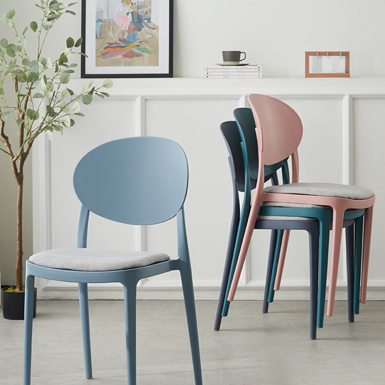 Plastic nordique Open Danding Dining Claid 33 "H CHAISE DE DINSAGE ACRYLIQUE POUR RETRUSSION