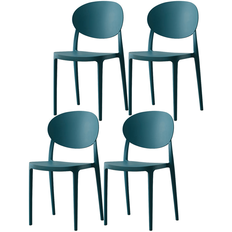 Plastic nordique Open Danding Dining Claid 33 "H CHAISE DE DINSAGE ACRYLIQUE POUR RETRUSSION