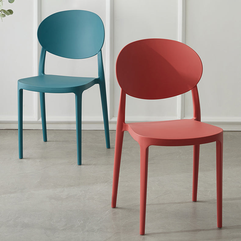 Plastic nordique Open Danding Dining Claid 33 "H CHAISE DE DINSAGE ACRYLIQUE POUR RETRUSSION