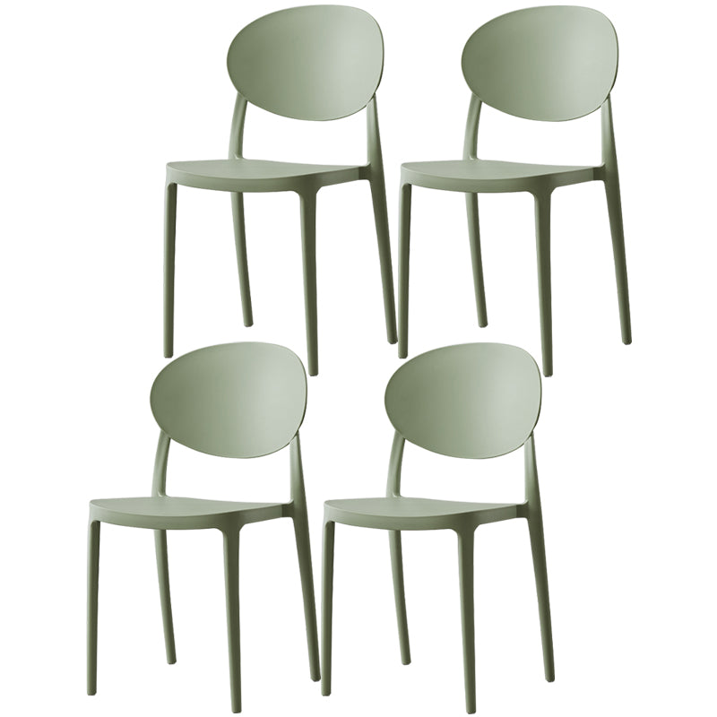 Plastic nordique Open Danding Dining Claid 33 "H CHAISE DE DINSAGE ACRYLIQUE POUR RETRUSSION