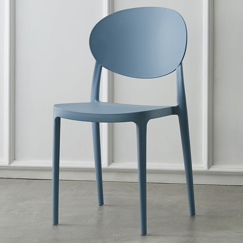Plastic nordique Open Danding Dining Claid 33 "H CHAISE DE DINSAGE ACRYLIQUE POUR RETRUSSION