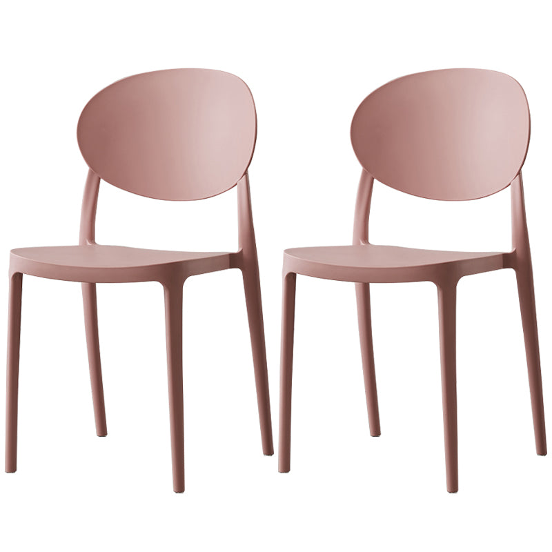 Plastic nordique Open Danding Dining Claid 33 "H CHAISE DE DINSAGE ACRYLIQUE POUR RETRUSSION