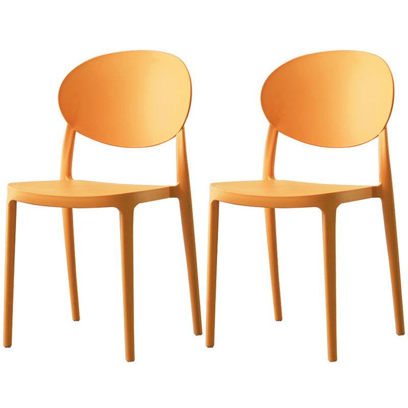 Plastic nordique Open Danding Dining Claid 33 "H CHAISE DE DINSAGE ACRYLIQUE POUR RETRUSSION