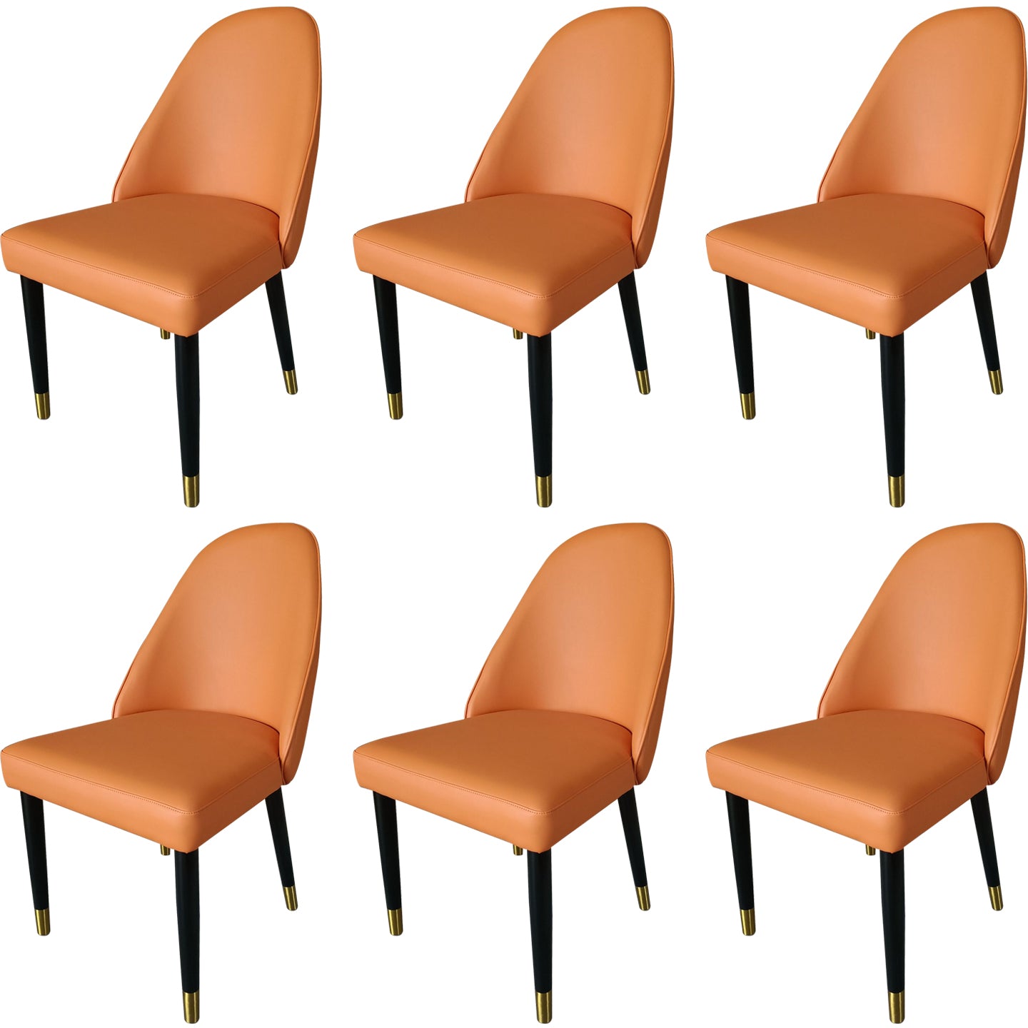 Nordic Style Sponge Dining Chair Upholstered Side Chairs for Restaurant