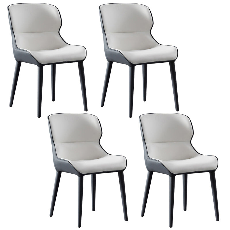 Chaise de salle à manger de style contemporain éponge chaise latéral rembourrée pour la maison