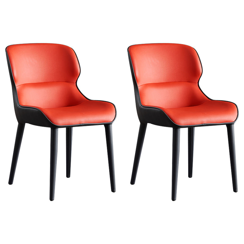 Chaise de salle à manger de style contemporain éponge chaise latéral rembourrée pour la maison