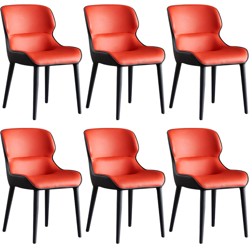 Chaise de salle à manger de style contemporain éponge chaise latéral rembourrée pour la maison
