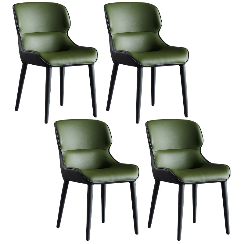 Chaise de salle à manger de style contemporain éponge chaise latéral rembourrée pour la maison
