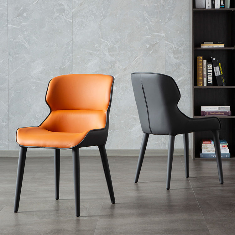 Chaise de salle à manger de style contemporain éponge chaise latéral rembourrée pour la maison