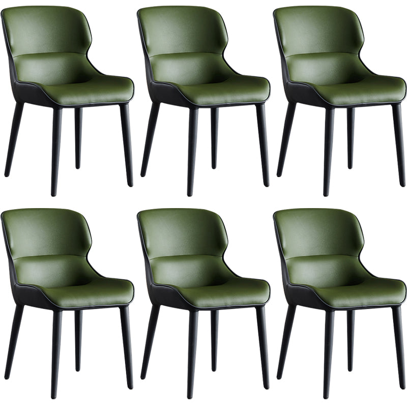 Chaise de salle à manger de style contemporain éponge chaise latéral rembourrée pour la maison