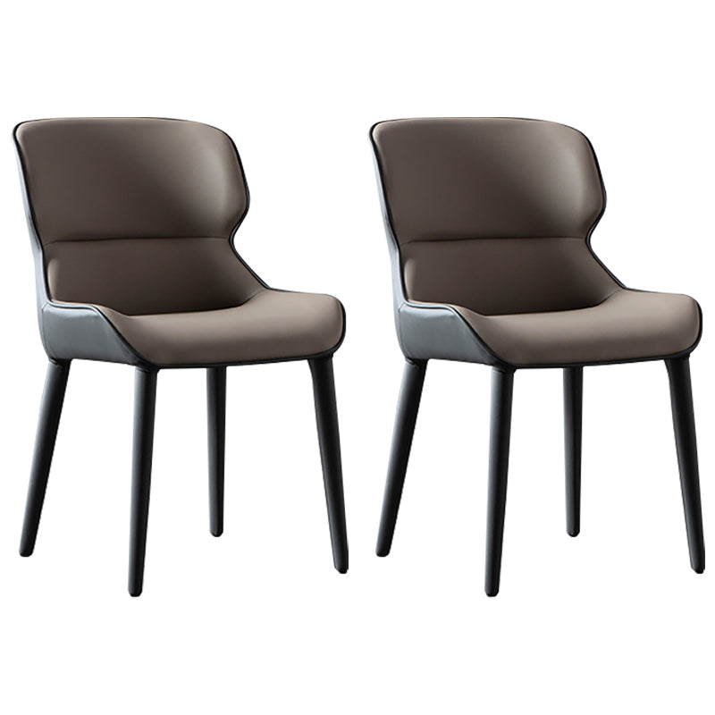 Chaise de salle à manger de style contemporain éponge chaise latéral rembourrée pour la maison