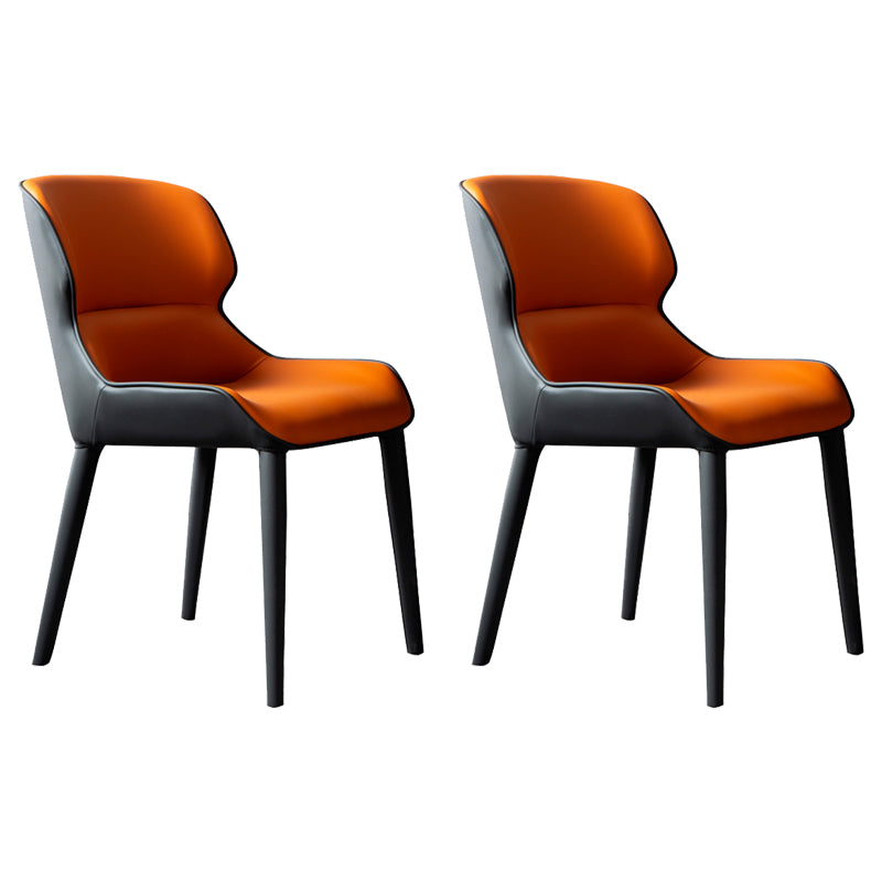 Chaise de salle à manger de style contemporain éponge chaise latéral rembourrée pour la maison