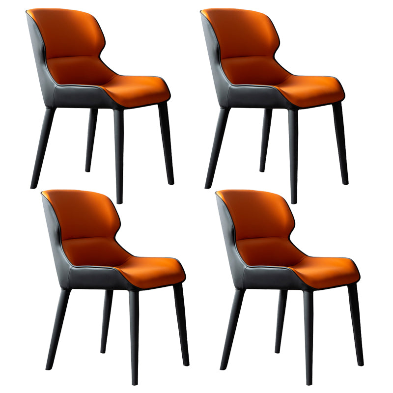 Chaise de salle à manger de style contemporain éponge chaise latéral rembourrée pour la maison