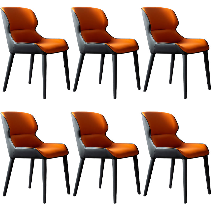 Chaise de salle à manger de style contemporain éponge chaise latéral rembourrée pour la maison