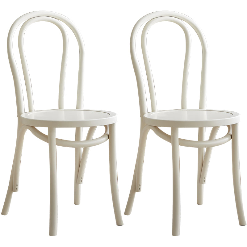 Chaise d'appoint de salle à manger en bois massif avec dossier Windsor moderne, chaise d'appoint de cuisine