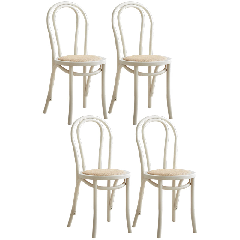 Chaise d'appoint de salle à manger en bois massif avec dossier Windsor moderne, chaise d'appoint de cuisine