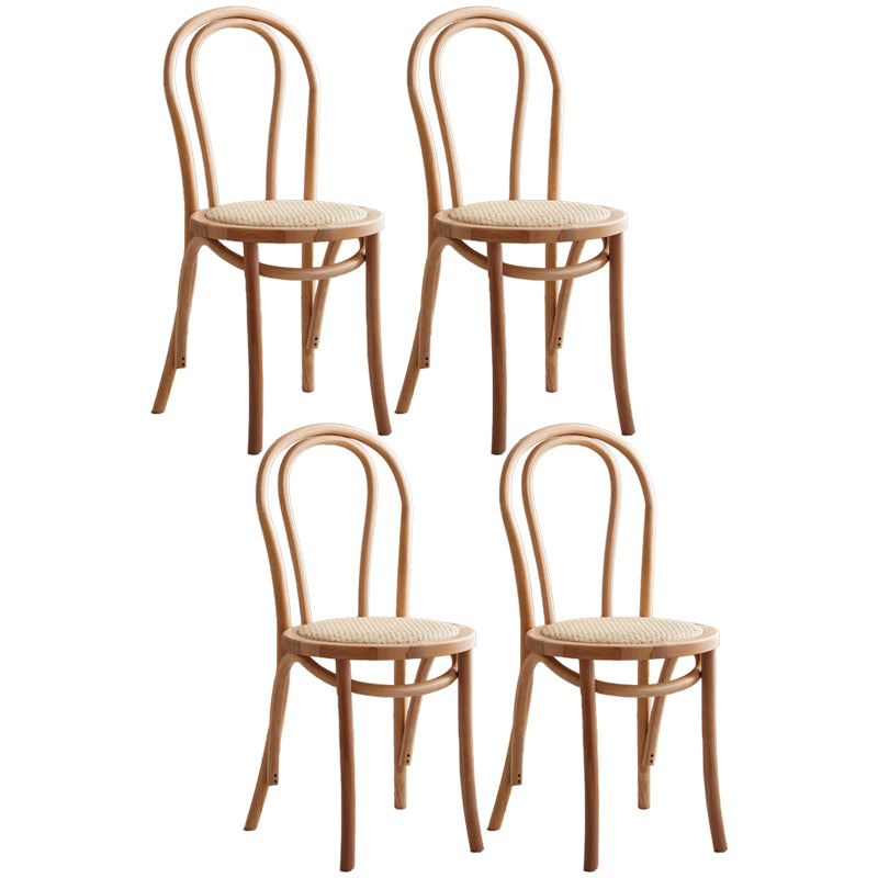 Chaise d'appoint de salle à manger en bois massif avec dossier Windsor moderne, chaise d'appoint de cuisine