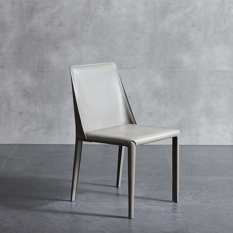 Cuisine contemporaine en métal dinant la chaise latérale solide arrière dinant la chaise latérale