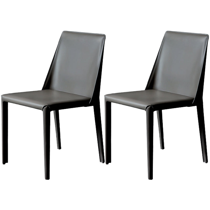 Cuisine contemporaine en métal dinant la chaise latérale solide arrière dinant la chaise latérale