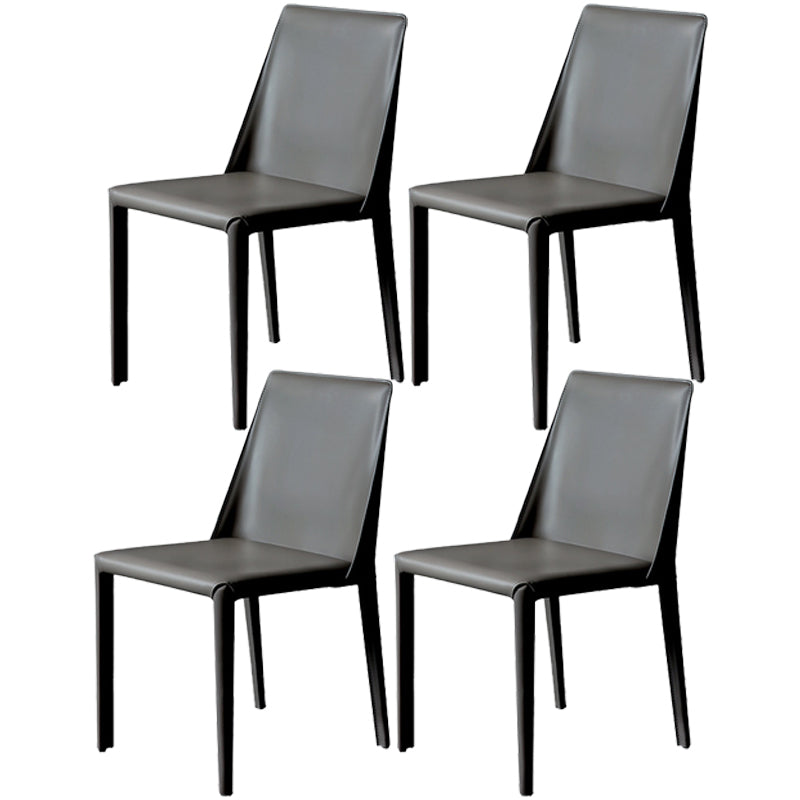 Cuisine contemporaine en métal dinant la chaise latérale solide arrière dinant la chaise latérale