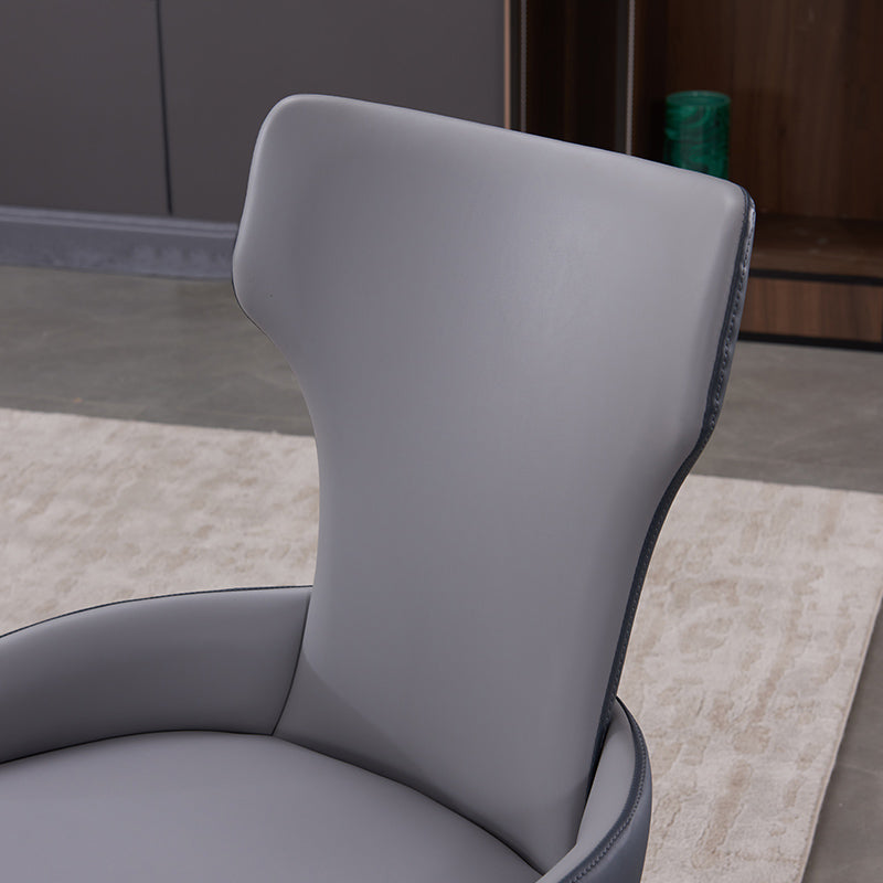 Chaise latérale de style contemporain de style contemporain en métal de 21 '' chaise large