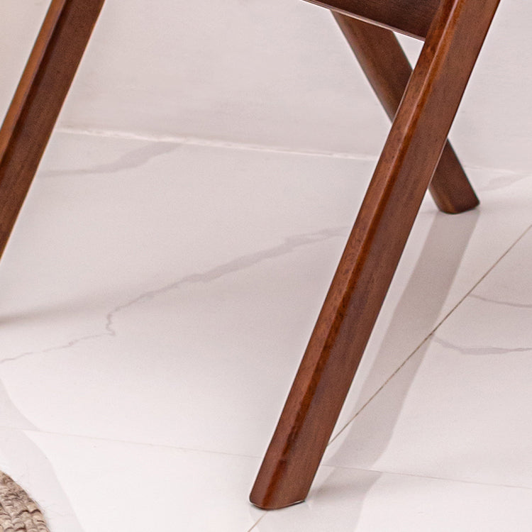 Minimalist Solid Wood Kitchen Dining Folding Side Chair Opening Back Folding Side Chair