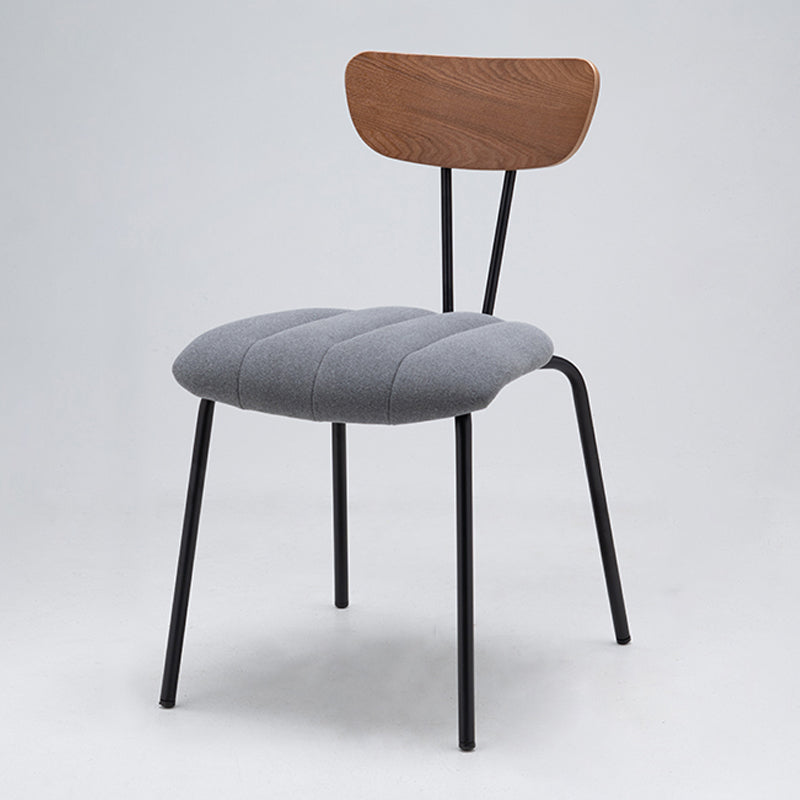 Nordic Style Solid Wood Dining Room Chair Open Back Dining Side Chair for Home Use