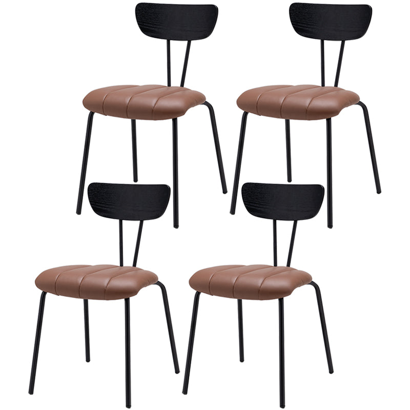 Nordic Style Solid Wood Dining Room Chair Open Back Dining Side Chair for Home Use