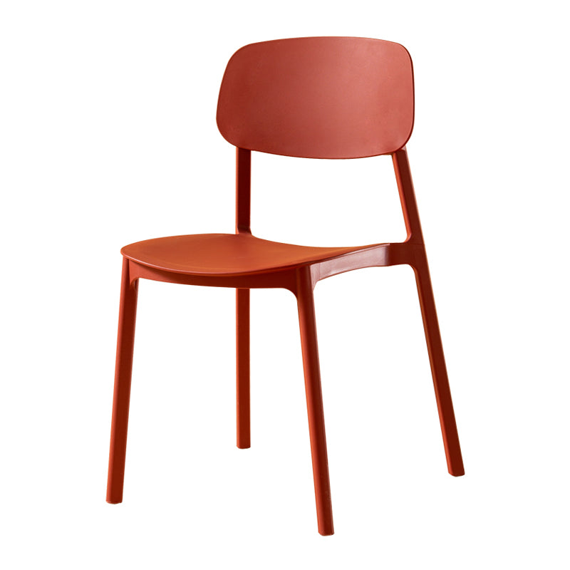 Multicolor Contemporary Style Side Chair Set Open Back Side Dining Chair