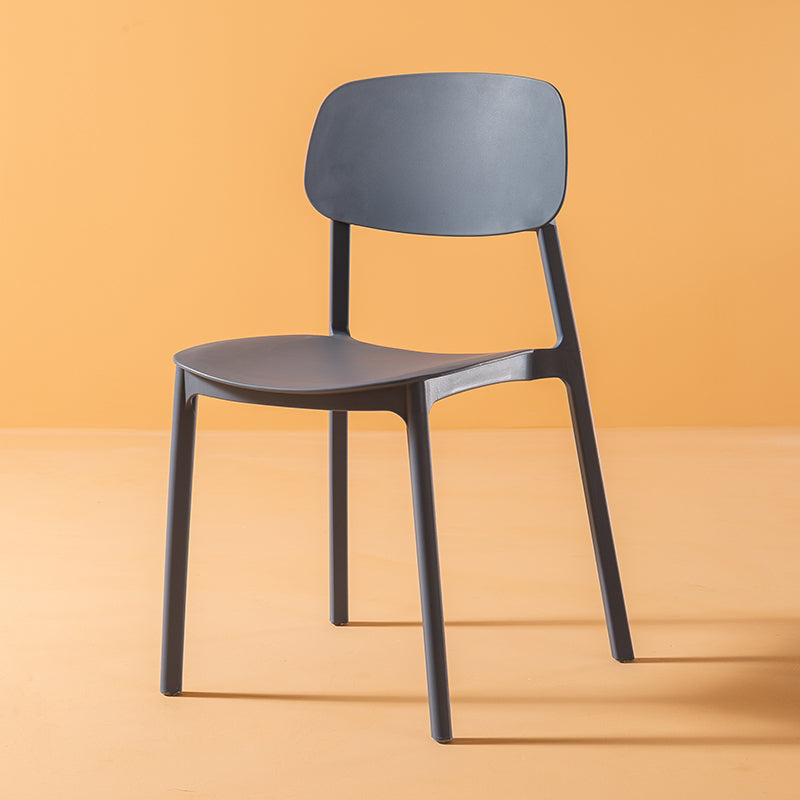 Multicolor Contemporary Style Side Chair Set Open Back Side Dining Chair
