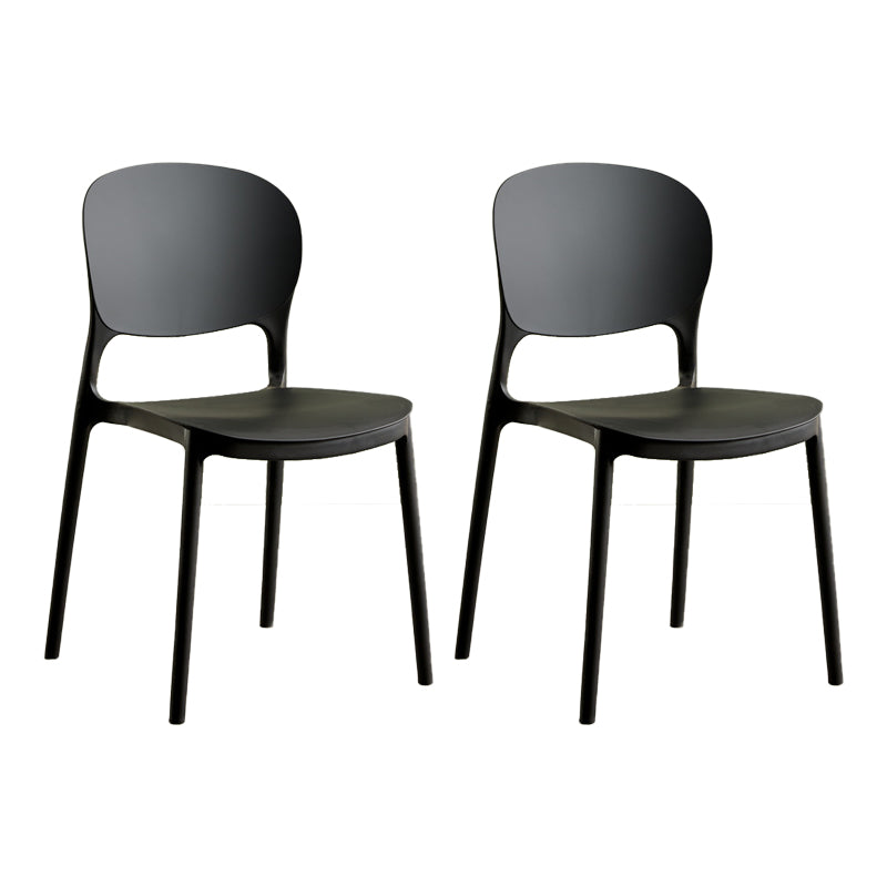 Chaise latérale arrière ouverte en plastique moderne 32" H dinant la chaise latérale pour le restaurant