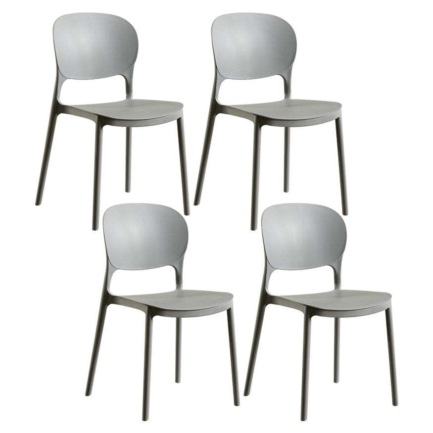 Chaise latérale arrière ouverte en plastique moderne 32" H dinant la chaise latérale pour le restaurant