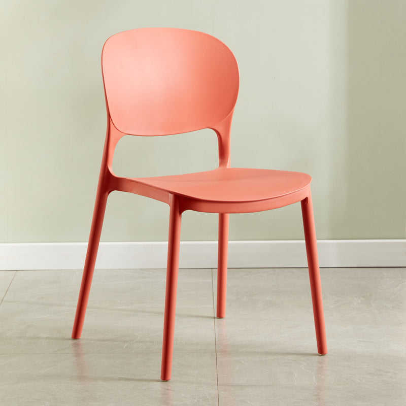 Chaise latérale arrière ouverte en plastique moderne 32" H dinant la chaise latérale pour le restaurant
