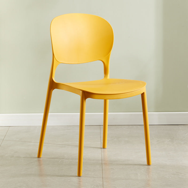 Chaise latérale arrière ouverte en plastique moderne 32" H dinant la chaise latérale pour le restaurant
