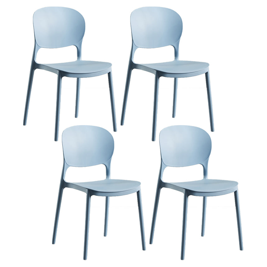 Chaise latérale arrière ouverte en plastique moderne 32" H dinant la chaise latérale pour le restaurant