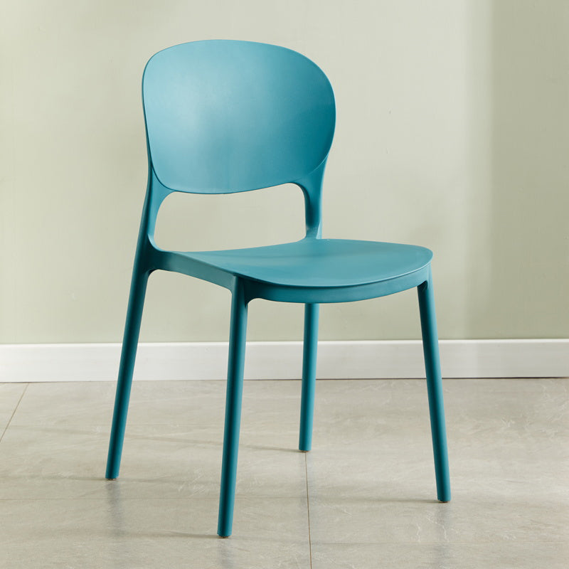 Chaise latérale arrière ouverte en plastique moderne 32" H dinant la chaise latérale pour le restaurant