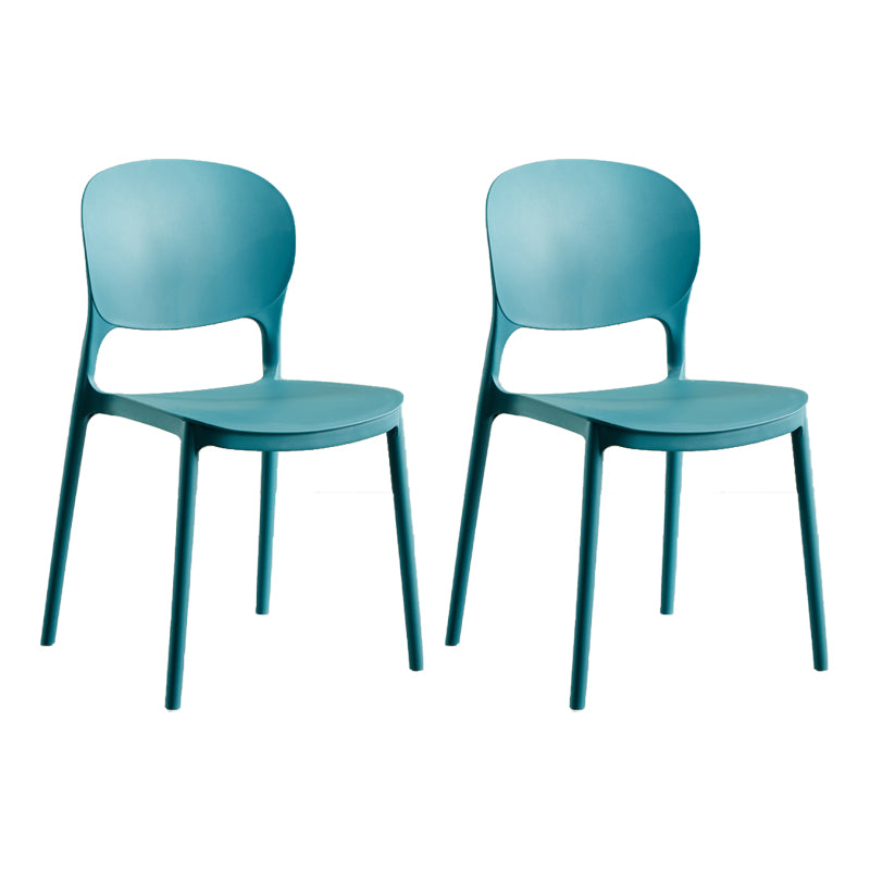 Chaise latérale arrière ouverte en plastique moderne 32" H dinant la chaise latérale pour le restaurant
