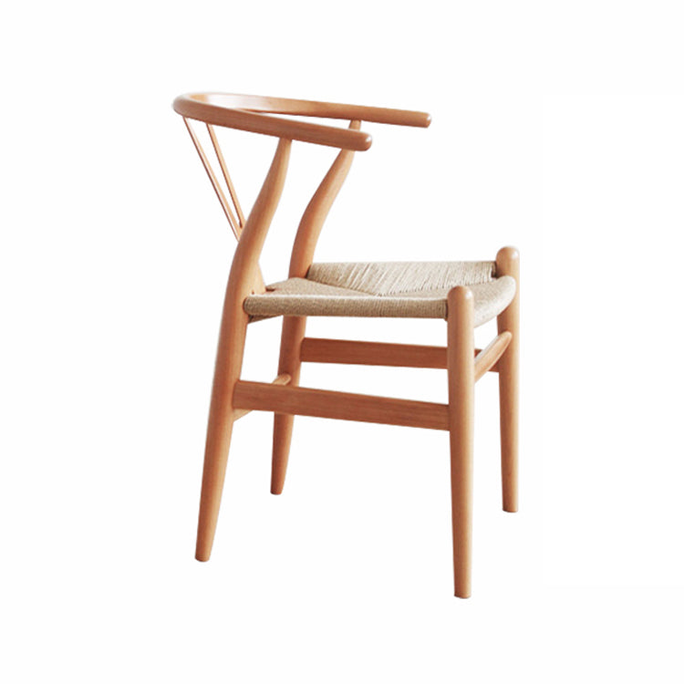 Glam Style Wood Dining Side Chair Armless Dining Chairs for Dining Room