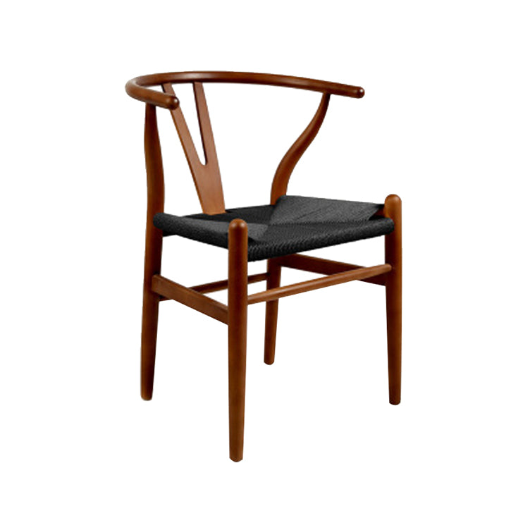Glam Style Wood Dining Side Chair Armless Dining Chairs for Dining Room