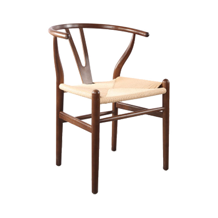 Glam Style Wood Dining Side Chair Armless Dining Chairs for Dining Room