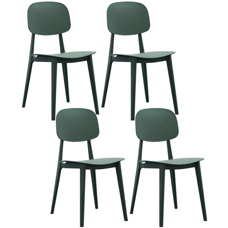 Plastic nordique Open Danding Dining Claid 32 "H Chaise de salle à manger pour restaurant