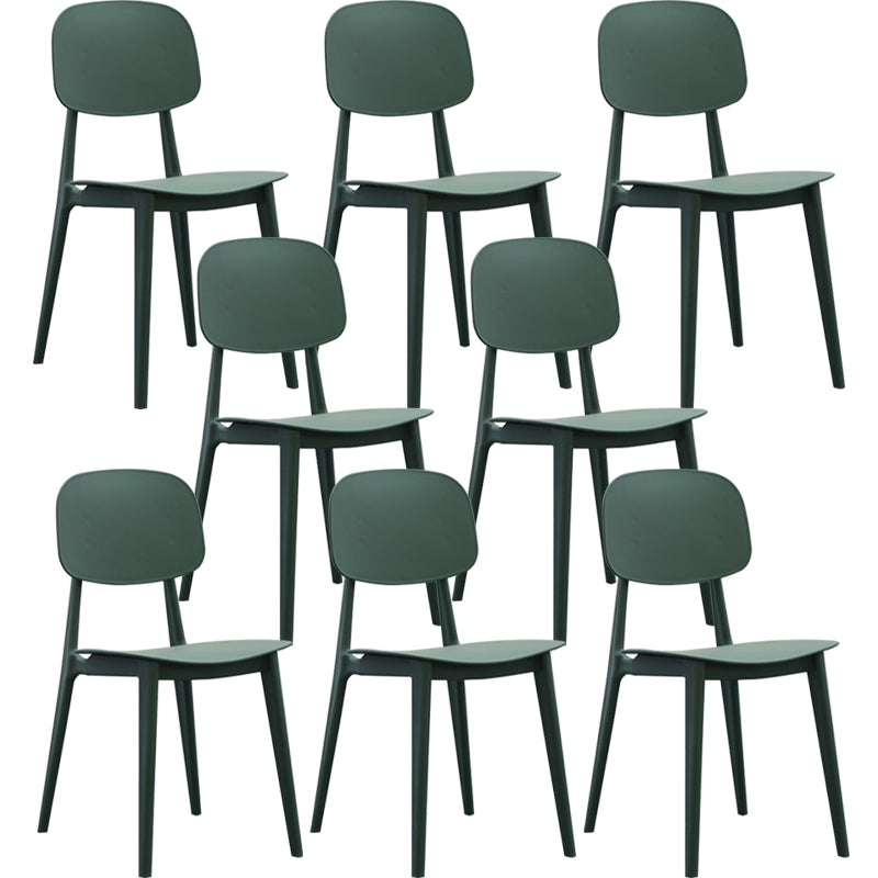 Plastic nordique Open Danding Dining Claid 32 "H Chaise de salle à manger pour restaurant