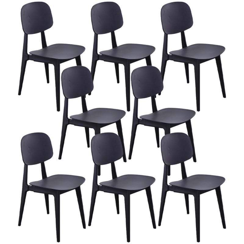 Plastic nordique Open Danding Dining Claid 32 "H Chaise de salle à manger pour restaurant