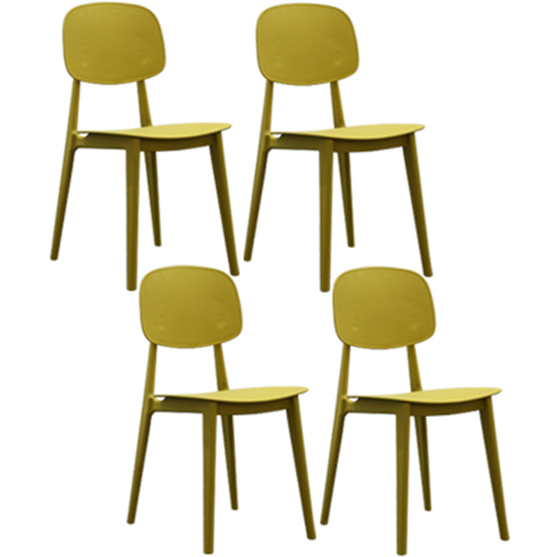 Plastic nordique Open Danding Dining Claid 32 "H Chaise de salle à manger pour restaurant