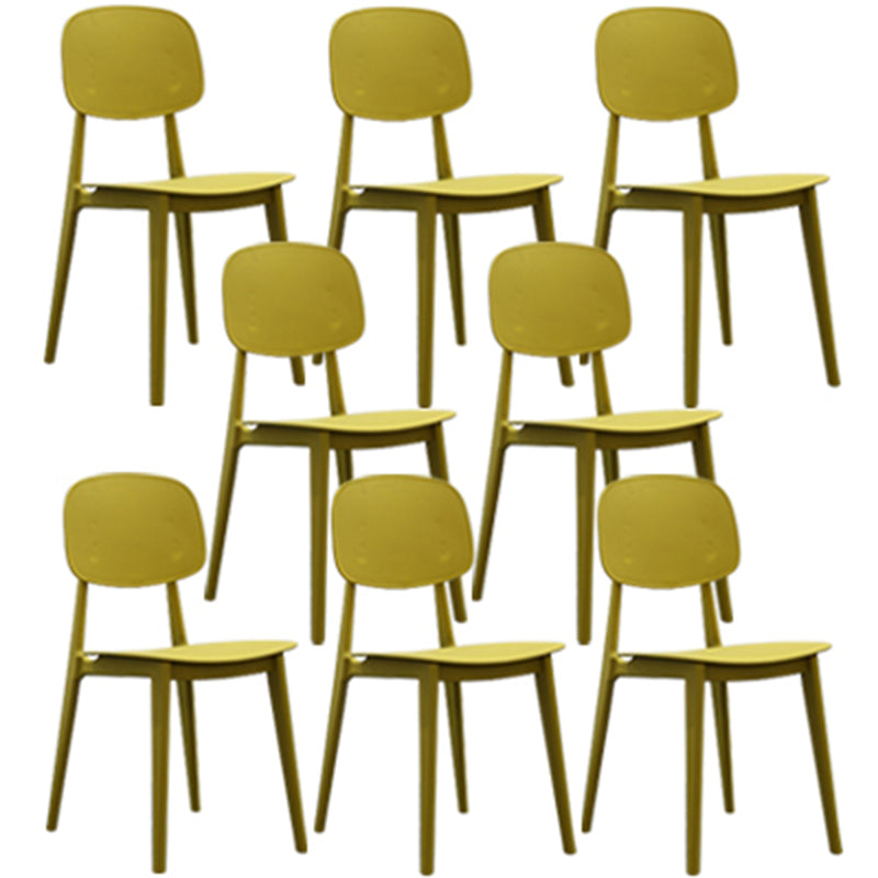 Plastic nordique Open Danding Dining Claid 32 "H Chaise de salle à manger pour restaurant